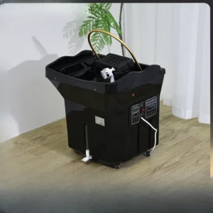 Luxury mobile hair treatment shampoo basin, water-free water storage rinse basin, hair care, medicated bath