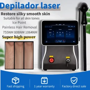 New Style 808 Diode Laser Hair Removal Commercial Depiladora Laser Appliances 3 Wavelength Painless Whole Body Hair Removal